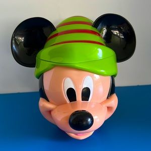 Green Hat Mickey Mouse Elf Disney World Parks Collector Christmas Party Mug 2015